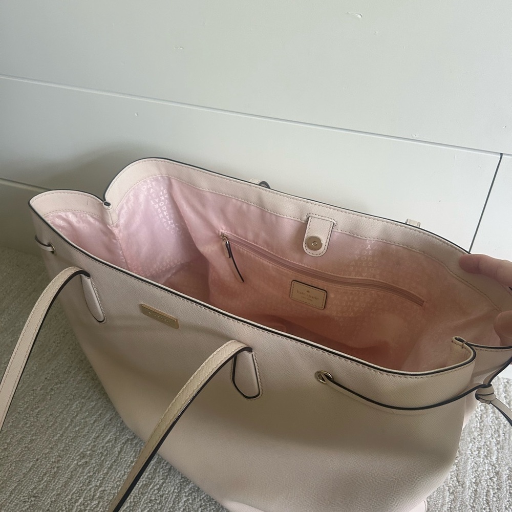 Kate Spade Pink Leather Tote